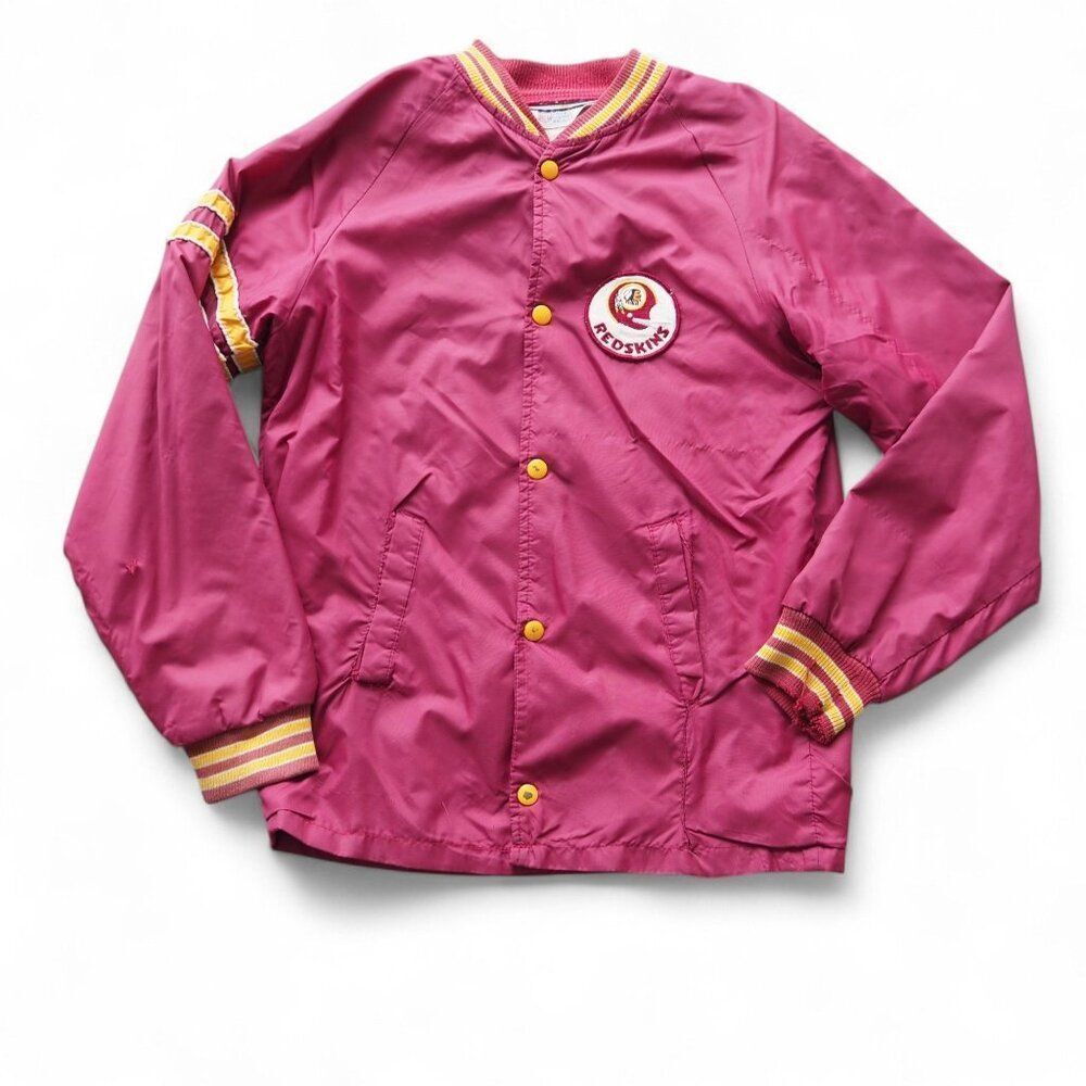 Stahl-Urban Vintage 1970s Washington Redskins Commenders‎ Snap Jacket Youth 16